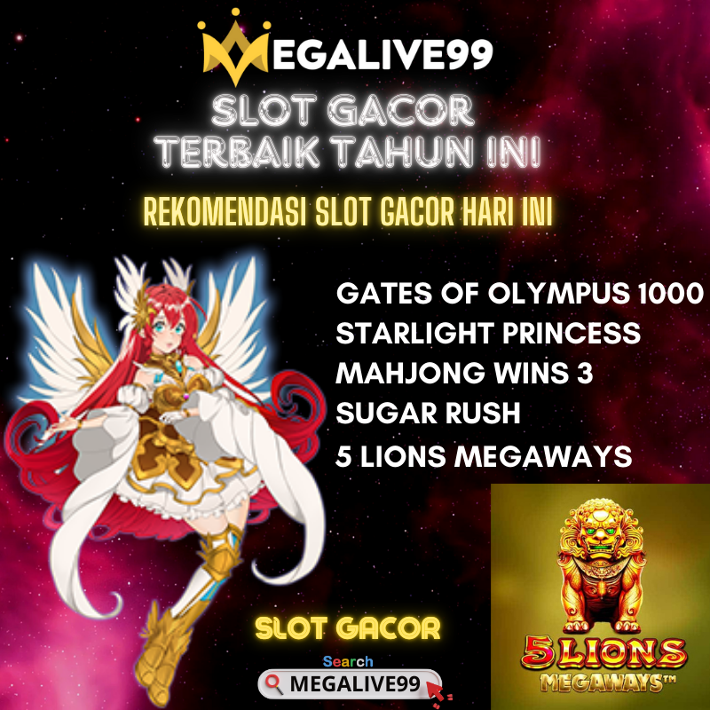 MEGALIVE99 : Link Situs SLot Gacor Hari Ini Gampang Menang 